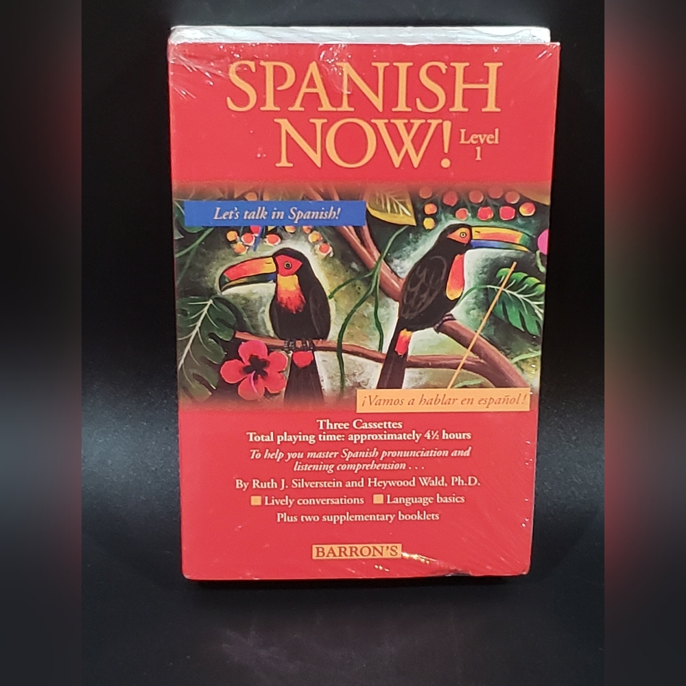 Spanish Now 3 Cassettes 2 Books New